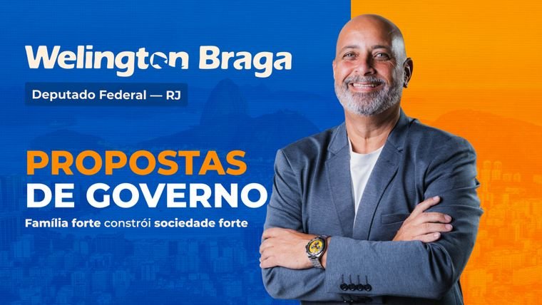 Capa do plano de governo de Welington Braga
